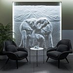 Барельеф ELEPHANTS варинант исполнения - 3 | Loft Concept в Брянске