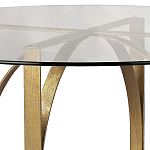 Стол обеденный круглый с основанием из 2-х пересекающихся колец Modern Geometric Silhouette варинант исполнения - 1 | Loft Concept в Брянске