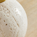 Настольная лампа на круглом основании из натурального камня Bartolomeo варинант исполнения - 1 | Loft Concept в Брянске