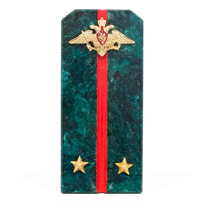 Сувенир Погон ВС из натурального камня змеевик Souvenir Epaulets Змеевик Красный Золотой Сувенир Погон ВС из натурального камня змеевик Souvenir Epaulets Змеевик Красный Золотой в Брянске | Loft Concept