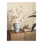 Ваза с зелеными цветочными и птичьими мотивами Vase Inspired by Nature варинант исполнения - 4 | Loft Concept в Брянске