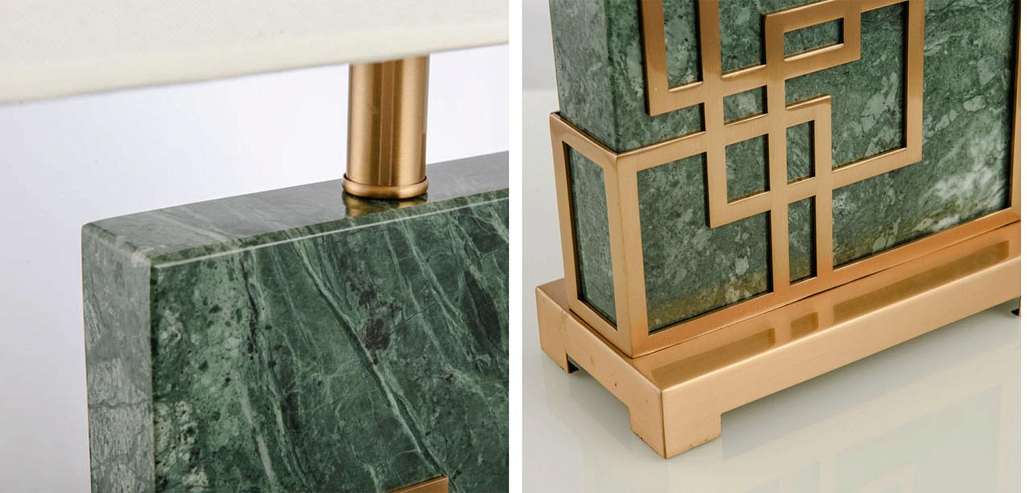 Настольная лампа Table Lamp marble green Настольная лампа Table Lamp marble green - Loft-Concept в Брянске