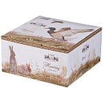 Чайная пара из фарфора с изображением собаки и уток 300 мл Hunting Porcelain Collection варинант исполнения - 4 | Loft Concept в Брянске