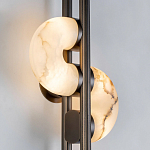 Бра  с фигурным мраморным рассеивателем Spiral of Warm Light варинант исполнения - 3 | Loft Concept в Брянске