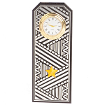 Часы подарочные настольные в виде погона Генерала из натурального камня Змеевик Silver Military Clock варинант исполнения - 1 | Loft Concept в Брянске