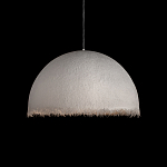 Подвесной светильник в форме купола белого цвета с ажурной бахромой Tactile Line варинант исполнения - 11 | Loft Concept в Брянске