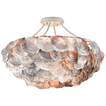 Потолочный светильник с каскадным абажуром из ракушек Sea Ravens варинант исполнения - 2 | Loft Concept в Брянске