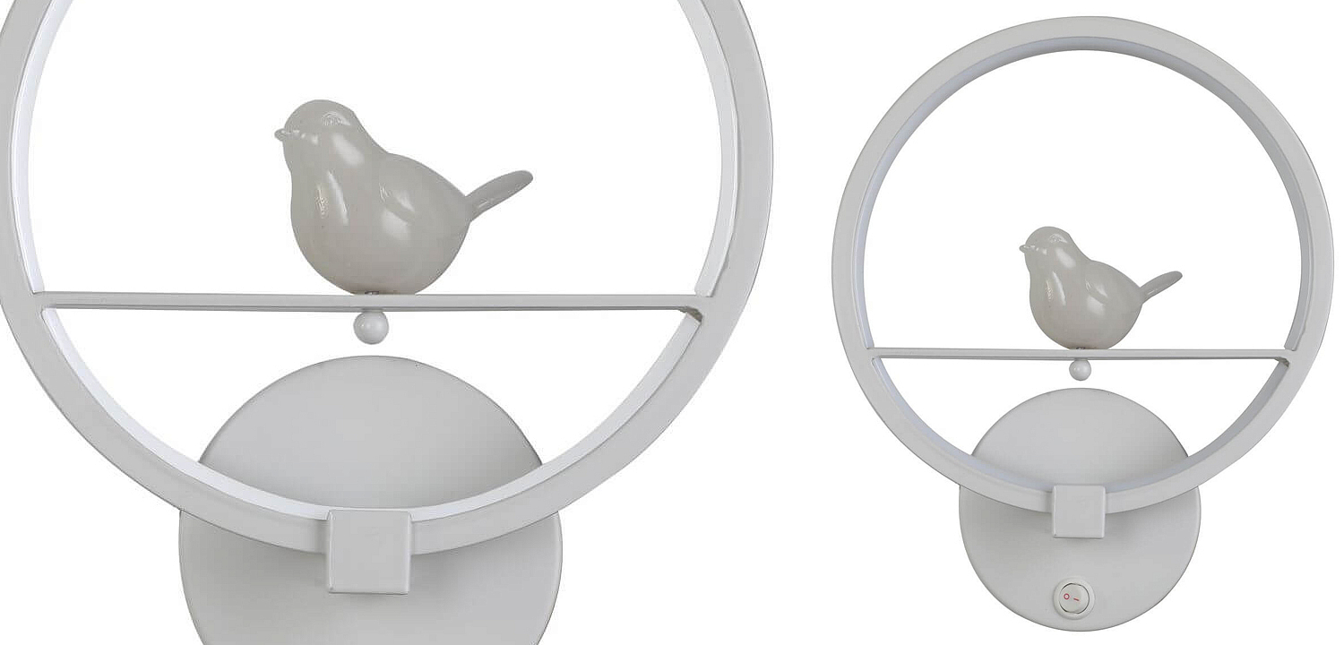 Бра Bird Ring Sconce white Бра Bird Ring Sconce white - Loft-Concept в Брянске