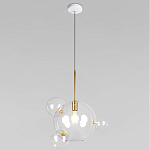 Подвесной светильник со стеклянными плафоном в виде шара и золотыми деталями & Coombes варинант исполнения - 1 | Loft Concept в Брянске