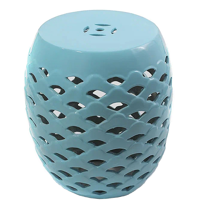 Керамический табурет Ceramic Chair Turquoise Бирюзовый Керамический табурет Ceramic Chair Turquoise Бирюзовый в Брянске | Loft Concept