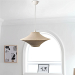 Подвесной вязаный бежевый светильник «Звезда Востока 01» варинант исполнения - 4 | Loft Concept в Брянске