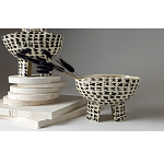 Чаша на ножках для фруктов или сухофруктов "Лонерно" варинант исполнения - 3 | Loft Concept в Брянске