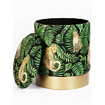 Пуф Leopards in the ferns варинант исполнения - 2 | Loft Concept в Брянске