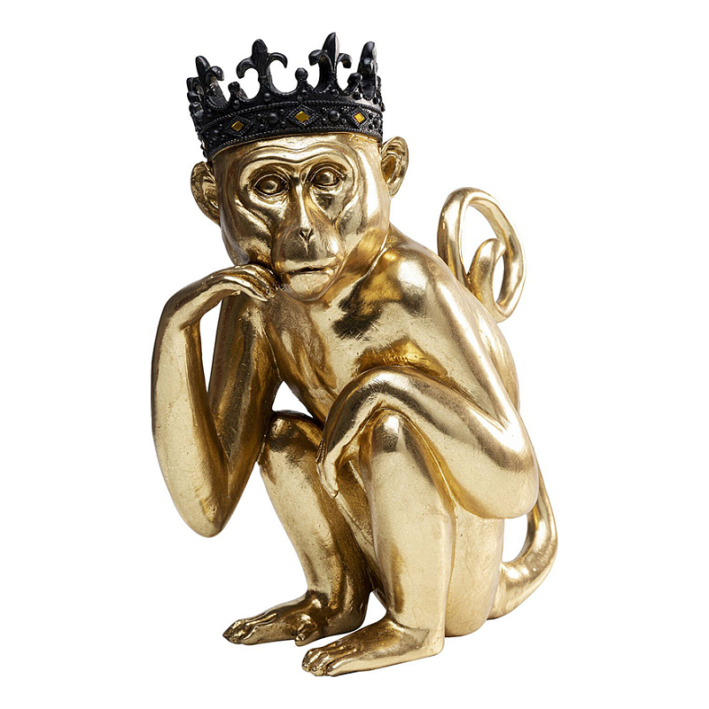 Статуэтка золотая обезьяна Golden Monkey Золотой Статуэтка золотая обезьяна Golden Monkey Золотой в Брянске | Loft Concept