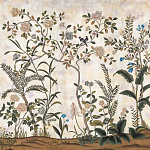 Обои ручная роспись Siam White Metal варинант исполнения - 1 | Loft Concept в Брянске