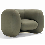 Дизайнерское полукруглое мягкое кресло CINNAMON Armchair варинант исполнения - 1 | Loft Concept в Брянске