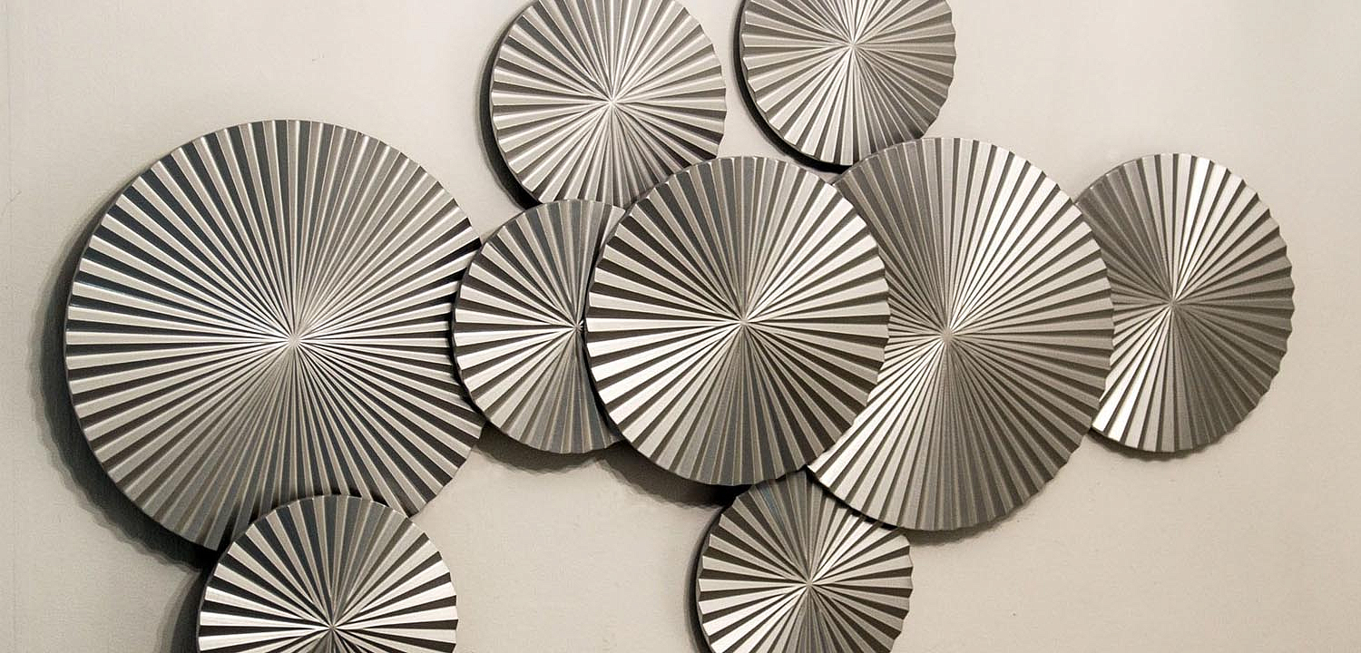 Арт-объект Apollo Silver Wall Plaque Disc 9 Арт-объект Apollo Silver Wall Plaque Disc 9 - Loft-Concept в Брянске