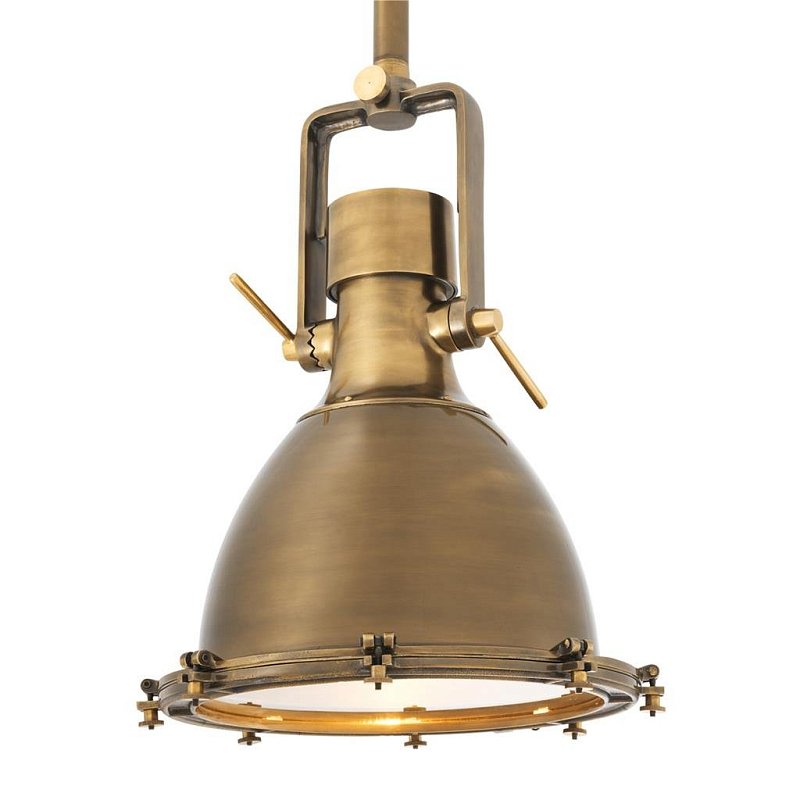 Люстра Lamp Sea Explorer Brass Латунь Античная полированная Прозрачное Стекло в Брянске | Loft Concept 