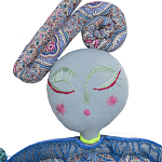 Кукла из одежды и павлопосадских платков Rusalka Blue Jeans 2 варинант исполнения - 2 | Loft Concept в Брянске