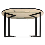 Стол обеденный раздвижной со столешницей бежевый мрамор Magali варинант исполнения - 3 | Loft Concept в Брянске