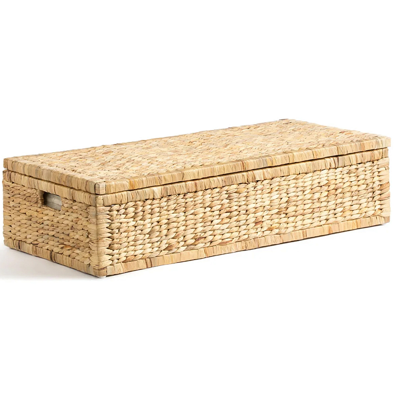 Корзина под кровать Evette Wicker Under Bed Basket Бежевый Корзина под кровать Evette Wicker Under Bed Basket Бежевый в Брянске | Loft Concept