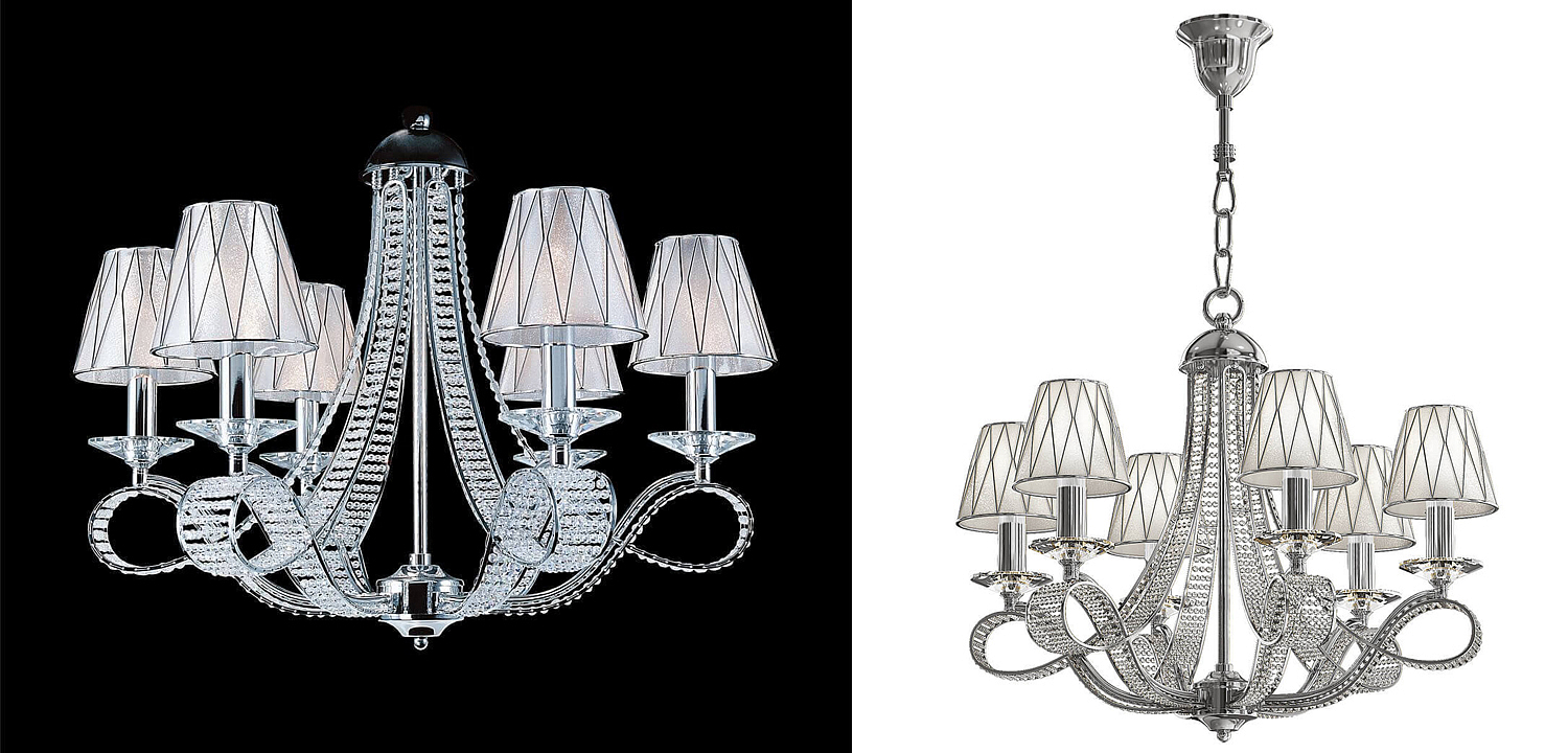 Люстра Franseza Chandelier chrome 67 Люстра Franseza Chandelier chrome 67 - Loft-Concept в Брянске