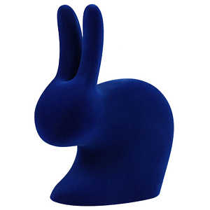 Статуэтка в виде кролика синий флок Стефано Джованнони