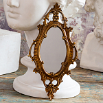 Зеркало настенное в ажурной раме бронзового цвета Classic Ornament Mirror варинант исполнения - 3 | Loft Concept в Брянске