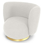 Кресло с обивкой букле Ambrose Boucle Armchair варинант исполнения - 7 | Loft Concept в Брянске
