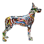 Статуэтка Graffiti Great Dane Поп-Арт варинант исполнения - 2 | Loft Concept в Брянске