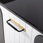 Черно-белый распашной комод Accordo варинант исполнения - 4 | Loft Concept в Брянске