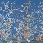 Обои ручная роспись Houghton Canton Blue варинант исполнения - 1 | Loft Concept в Брянске