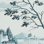 Обои ручная роспись Views of Italy Mare Verde варинант исполнения - 3 | Loft Concept в Брянске