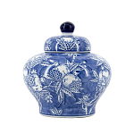 Ваза с крышкой в китайском стиле Гранатовое дерево Blooming Pomegranate варинант исполнения - 8 | Loft Concept в Брянске