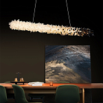 Люстра линейная светодиодная из необработанных кристаллов Mountain Comet варинант исполнения - 4 | Loft Concept в Брянске