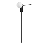 Бра с белым шарообразным плафоном и черным минималистичным каркасом Direct Rays варинант исполнения - 1 | Loft Concept в Брянске