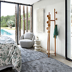 Полукруглое кресло из обивки меланж Halle Melange Armchair варинант исполнения - 4 | Loft Concept в Брянске