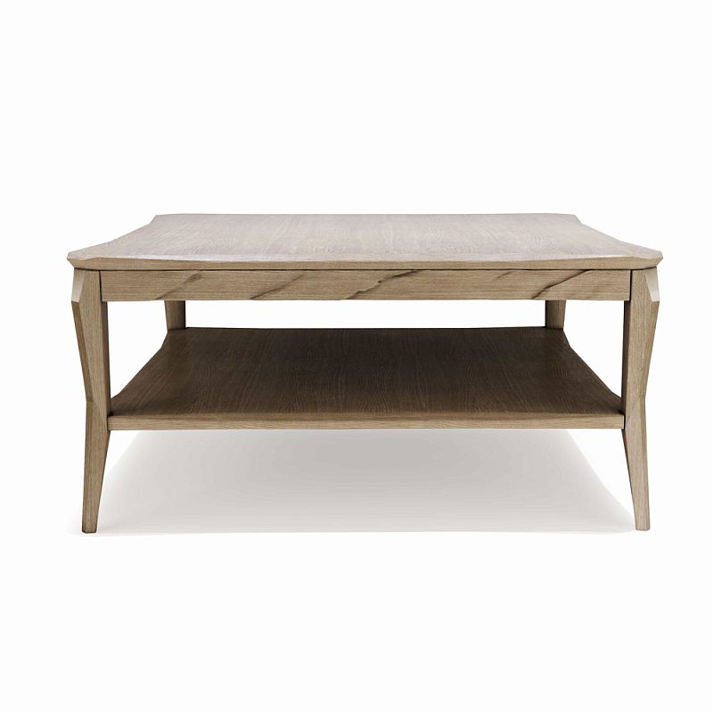 Стол журнальный с полкой для хранения Tasteful Furniture Светлый дуб Коричневый Стол журнальный с полкой для хранения Tasteful Furniture Светлый дуб Коричневый в Брянске | Loft Concept