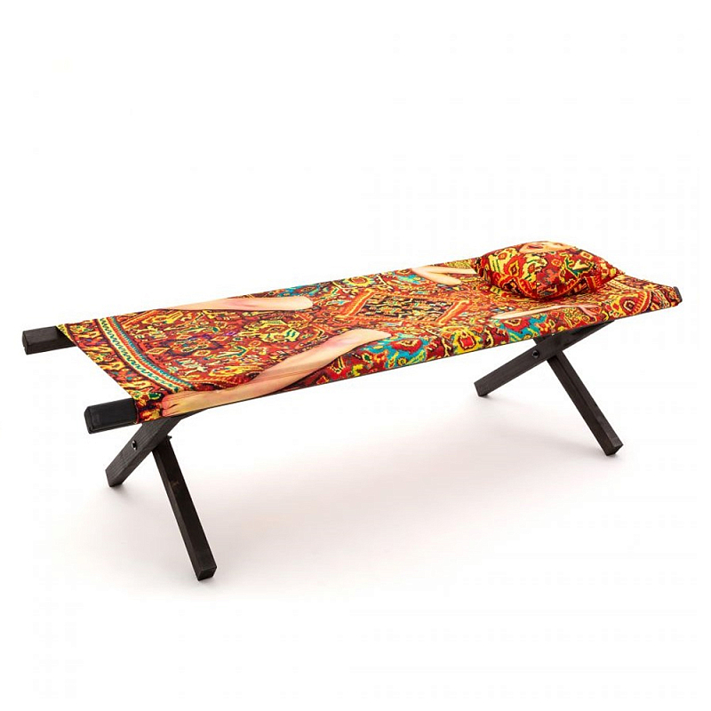 Шезлонг Seletti Poolbed Lady on Carpet Черный Мульти Шезлонг Seletti Poolbed Lady on Carpet Черный Мульти в Брянске | Loft Concept