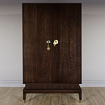 Платяной шкаф Elsa Dreams Walnut с 2-мя фасадами варинант исполнения - 3 | Loft Concept в Брянске