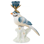 Фарфоровый подсвечник с птицей Eden Garden варинант исполнения - 1 | Loft Concept в Брянске