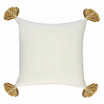 Чехол на подушку с кисточками и вышивкой птиц Ethnic mix Birds Square варинант исполнения - 4 | Loft Concept в Брянске