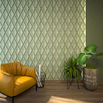 Гипсовая 3D панель с принтографией PM-102 варинант исполнения - 2 | Loft Concept в Брянске