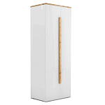Шкаф платяной с белым глянцевым фасадом Grace of Furniture варинант исполнения - 1 | Loft Concept в Брянске