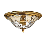 Потолочный светильник цвета латунь с прозрачным плафоном в форме чаши Hinkley варинант исполнения - 1 | Loft Concept в Брянске