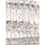 Люстра подвесная круглая из прозрачного хрусталя с корпусом из металла цвета хром Selfsufficient варинант исполнения - 6 | Loft Concept в Брянске