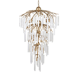 Люстра многоярусная с трубчатыми подвесками Dripping Crystals варинант исполнения - 3 | Loft Concept в Брянске