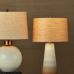 Настольная лампа фарфоровая с узором на корпусе Junction Place варинант исполнения - 4 | Loft Concept в Брянске