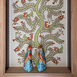 Обои с вышивкой ручной работы Fyodor Original colourway on linen варинант исполнения - 1 | Loft Concept в Брянске