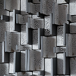 Абстрактное Объемное Панно Industrial panel Travers Coals варинант исполнения - 2 | Loft Concept в Брянске